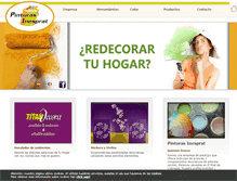Tablet Screenshot of pinturasinesprat.com